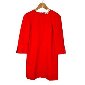 Loft Shift Dress Size 00 Red Mod Mini NWT Holiday Christmas Valentines